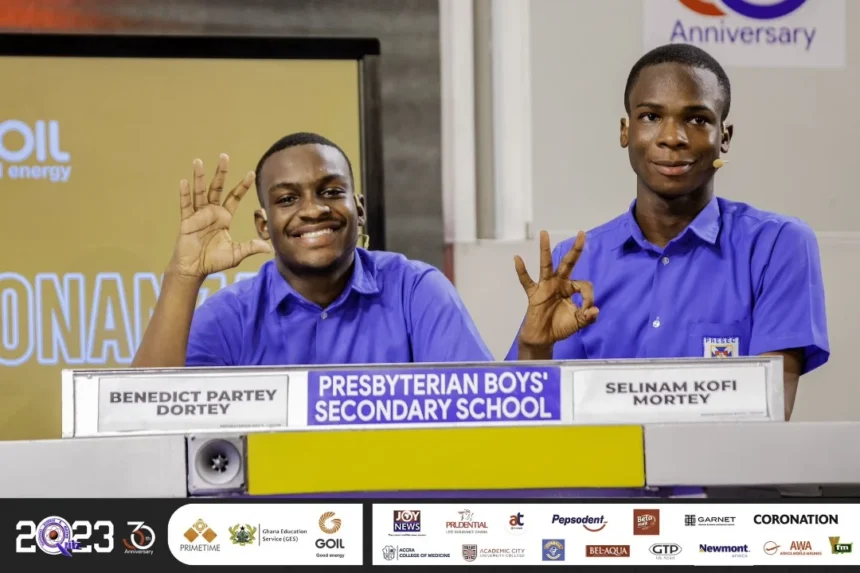 Legon Presec's 8th NSMQ Trophy, A Record Achievement In 2023 NSMQ