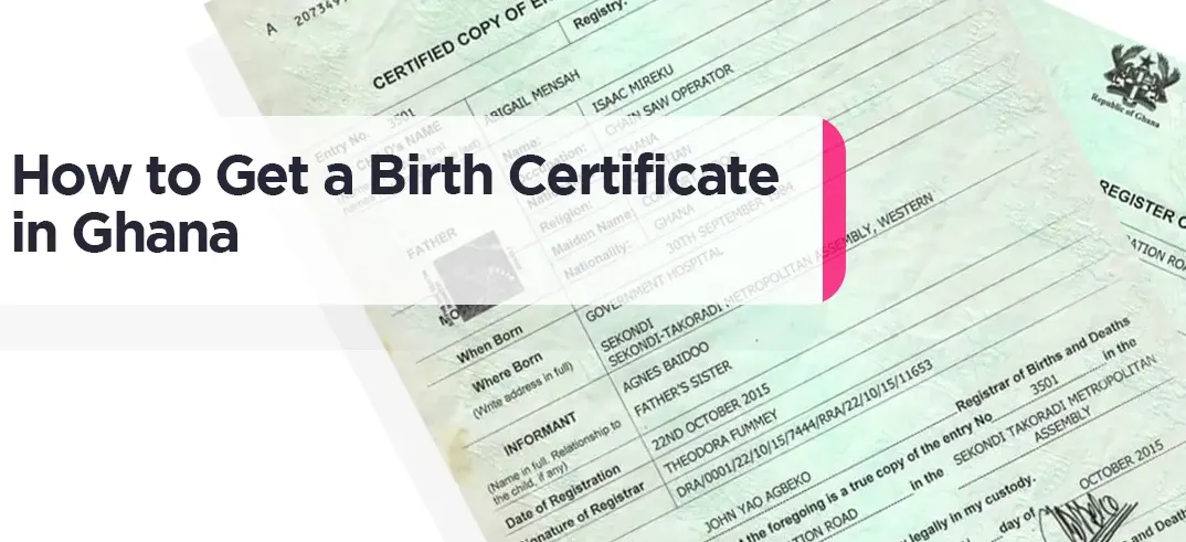 How To Apply For Ghana Biometric Birth Certificate Online