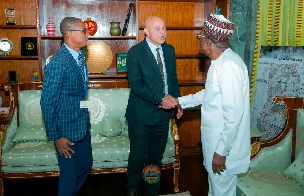 Alban Bagbin with Francis Sosu