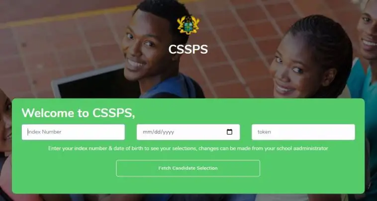 CSSPS platform interface