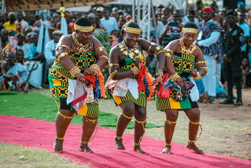 Celebrating Hogbetsotso Festival In Ghana