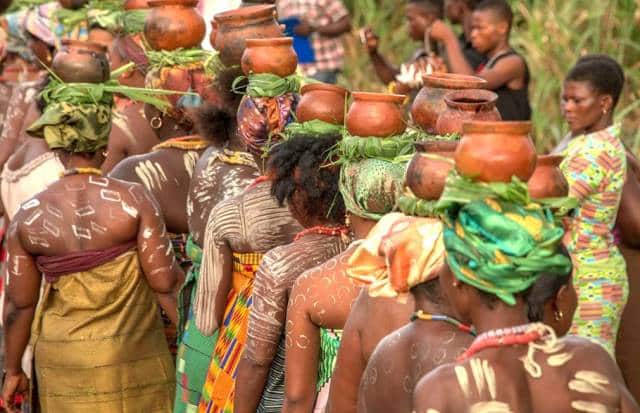 People of Anlo displaying tradition
