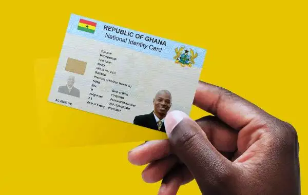 Ghana Card sample